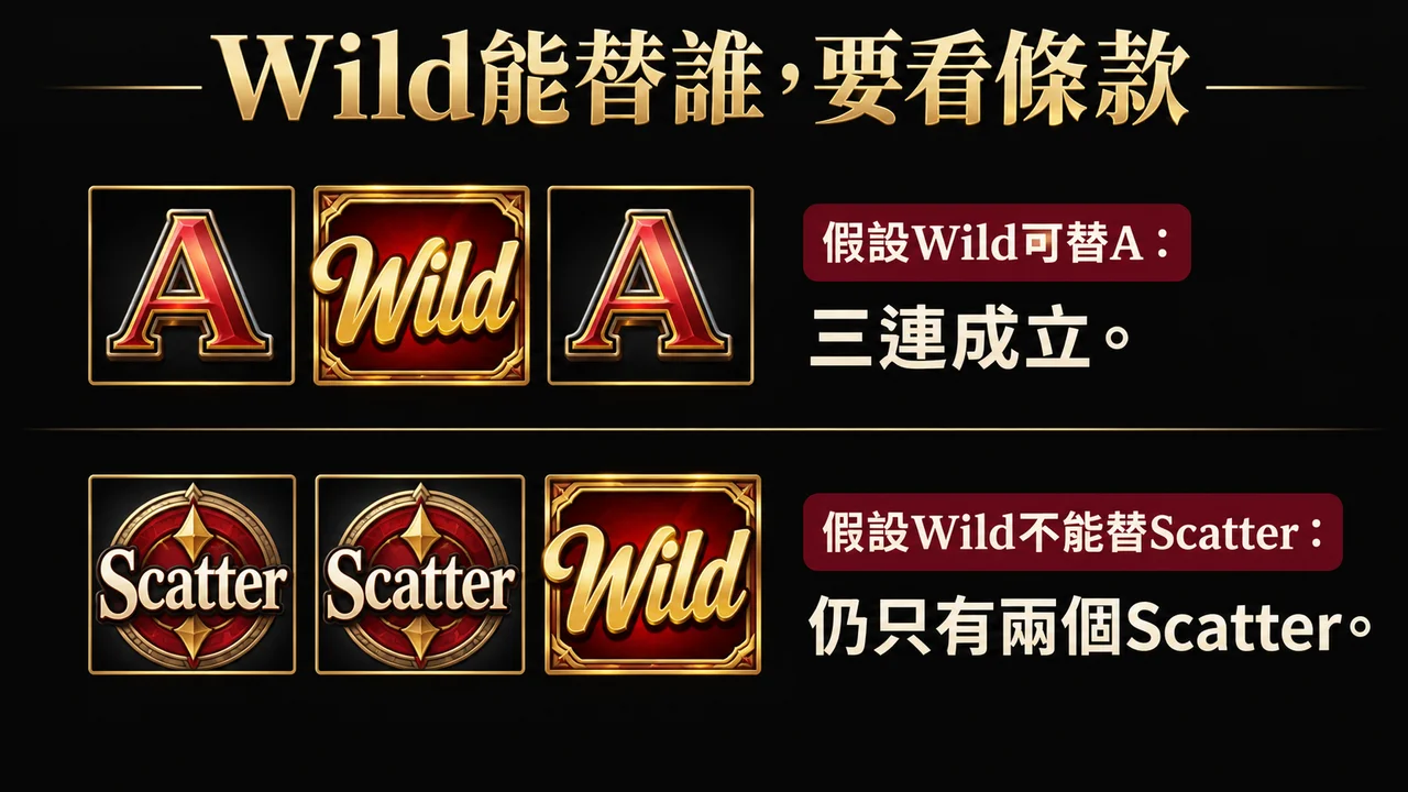 老虎機Wild和Scatter一樣嗎？替代符號與觸發條件